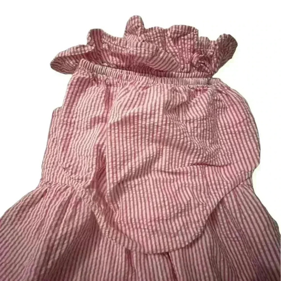 Baby Ralph Lauren Pink And White Monogram 2 Pc (LmL) - Picture 2 of 2